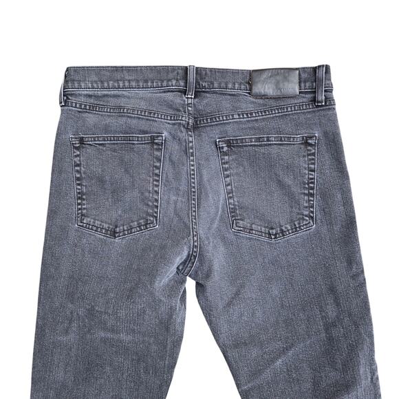 Buck Mason USA Standard Fit Jeans Sz 36x 32.5 Black Denim Button Fly - Picture 4 of 12